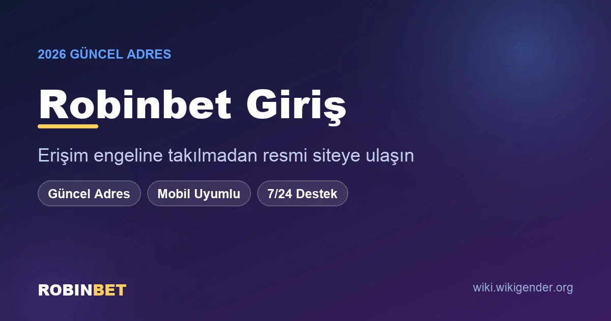 Robinbet giriş - Robinbet güncel giriş 2026