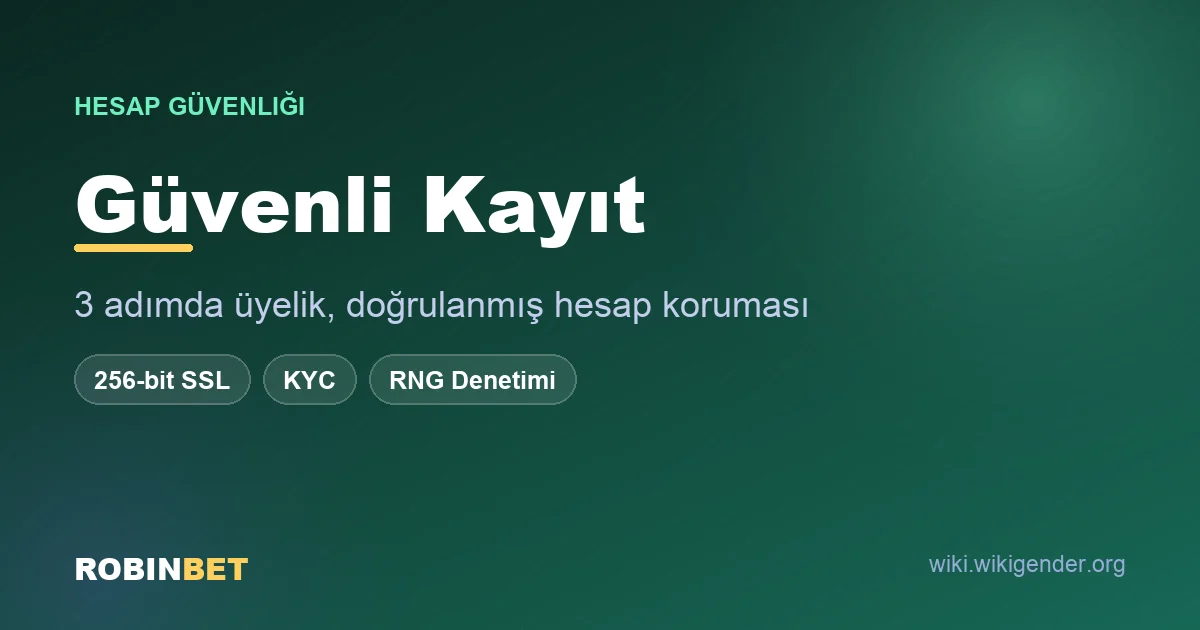 Robinbet güvenli kayıt